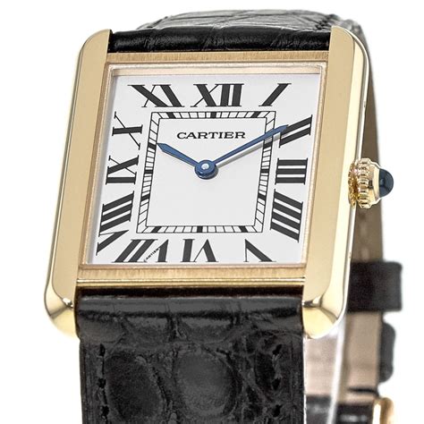 cartier waches|cartier gold leather watch.